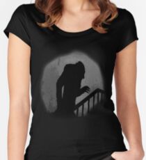 Nosferatu Silhouette Women's Fitted Scoop T-Shirt