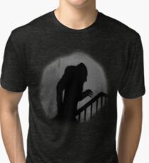 Camiseta de tejido mixto Silueta Nosferatu