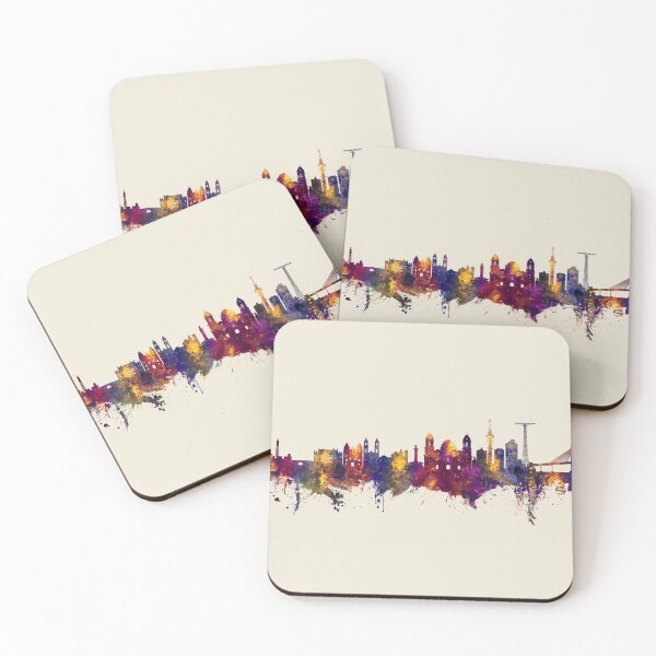 Item preview, Cádiz Spain Skyline designed and sold by ArtPrints.