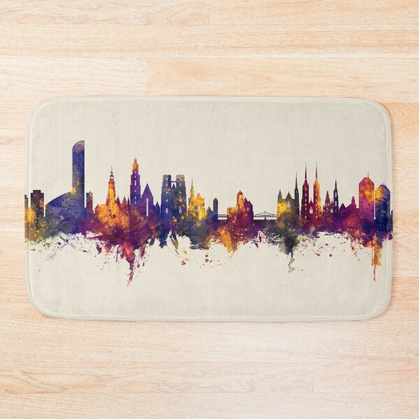 Item preview, Wroclaw Poland Skyline designed and sold by ArtPrints.