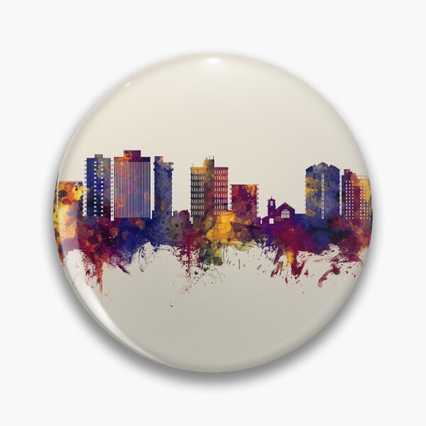 Item preview, San Mateo California Skyline designed and sold by ArtPrints.