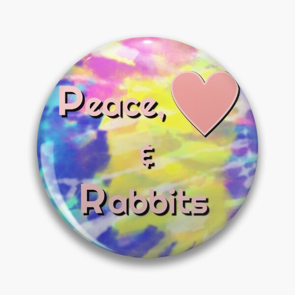 Item preview, Peace, Love & Rabbits designed and sold by CRHPOD20.
