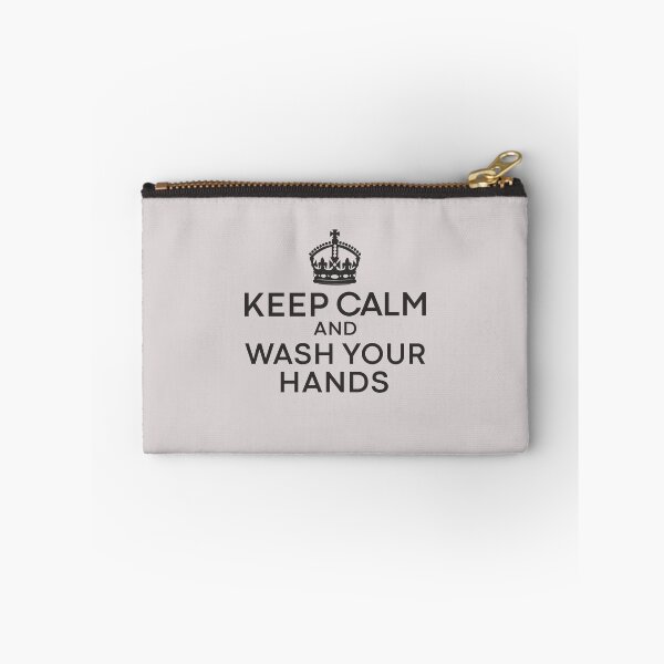 Item preview, Keep Calm and Wash Your Hands Anti Germs Funny Hygiene Advice  designed and sold by alenaz.