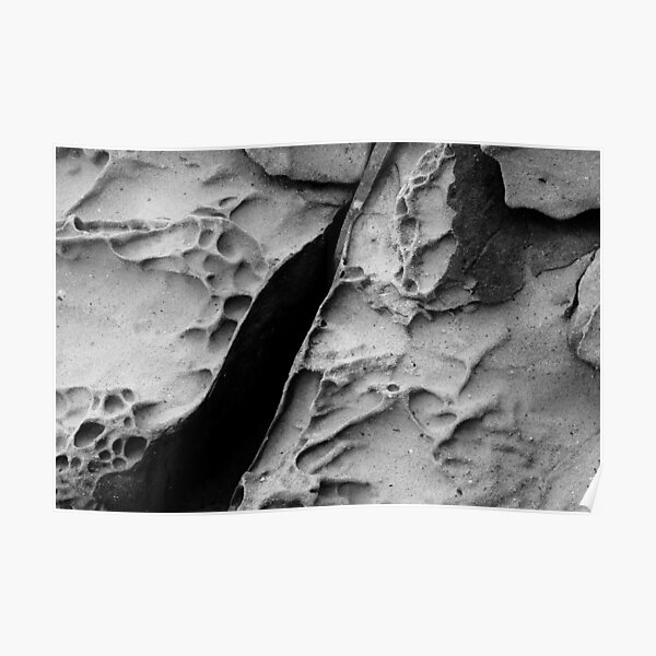 Rock Formations, Salt Point State Park, California Poster
