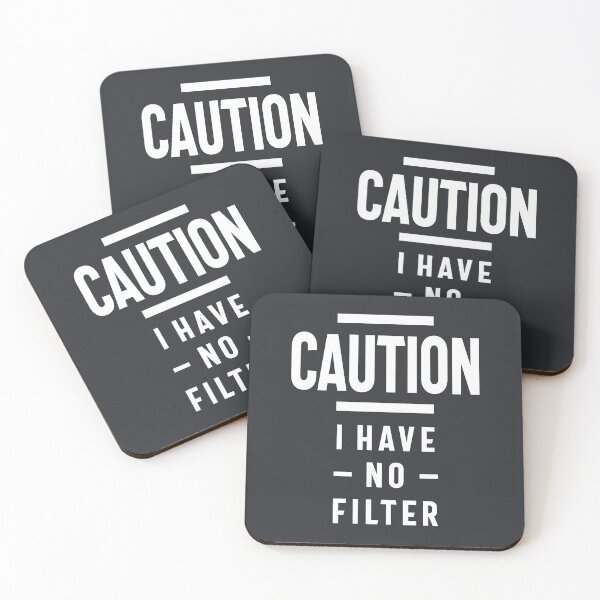 Item preview, Funny, Caution I Have No Filter Tee. Joke Gift designed and sold by cidolopez.
