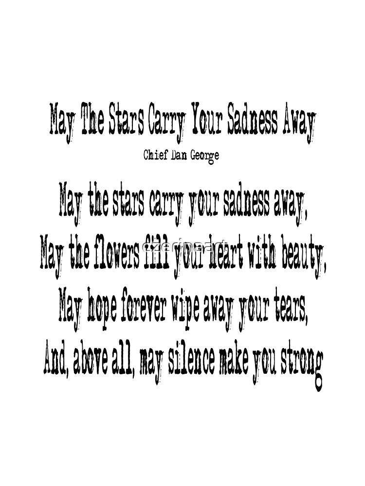 May The Stars Carry Your Sadness Away Poem Baby One Piece By Czerinaart Redbubble