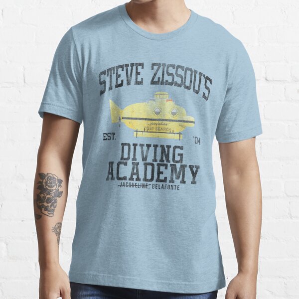 Life Aquatic Steve Zissous Submarine Driving Academy Essential T-Shirt