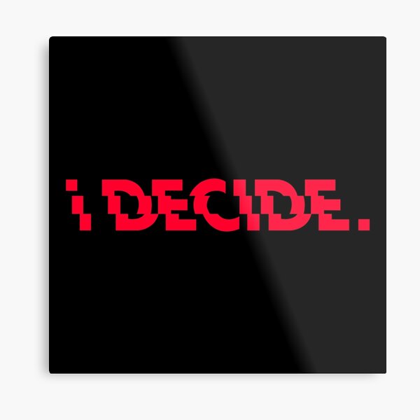 KPOP iKON I DECIDE Metal Print