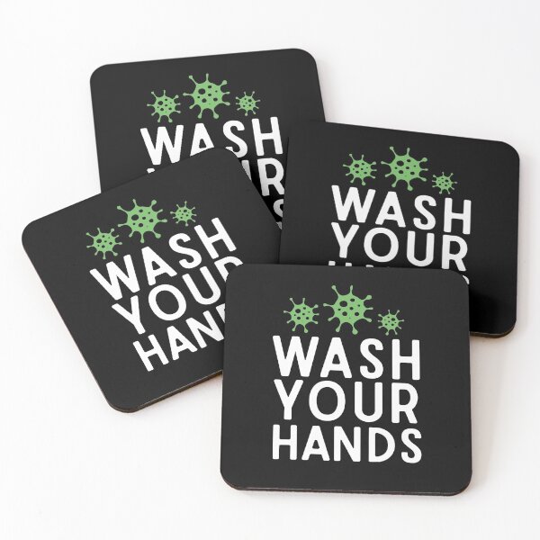 Item preview, Wash Your Hands Funny Anti Germs Quote Germaphobe gift designed and sold by alenaz.