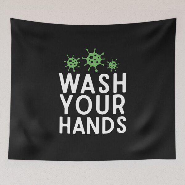 Item preview, Wash Your Hands Funny Anti Germs Quote Germaphobe gift designed and sold by alenaz.