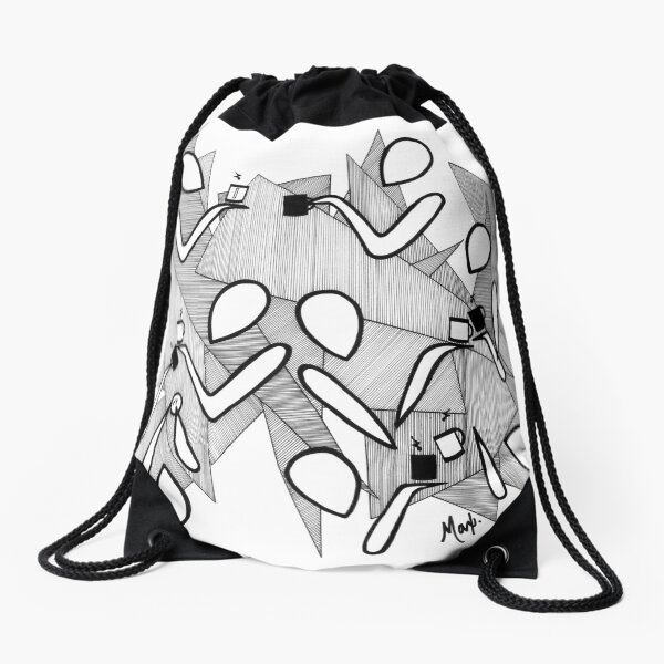 BlackWhiteandMax Cafe de Amore Drawstring Bag