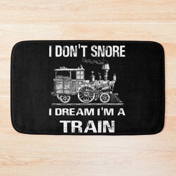 Item preview, I Don't Snore I Dream I'm A Train Retro Gift T-Shirt designed and sold by WG-Factory.