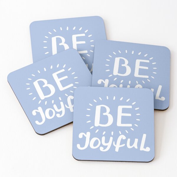 Item preview, Be Joyful (white) designed and sold by GraceUponGrace.