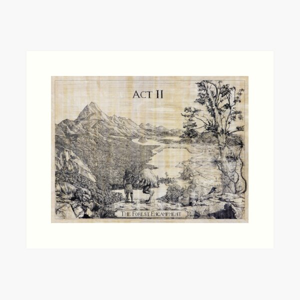 The Forest Encampment Art Print