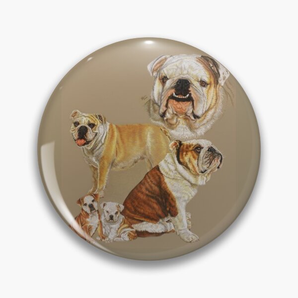 Item preview, English Bulldog Gallimaufry designed and sold by BarbBarcikKeith.