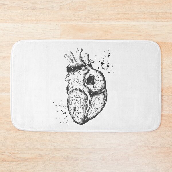 Item preview, Anatomical Heart • White • Minimalist Goth designed and sold by Rike Mayer.