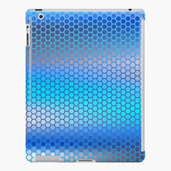 Blue Aqua Hexagon Pattern iPad Snap Case