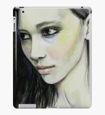 Black hair iPad Case/Skin