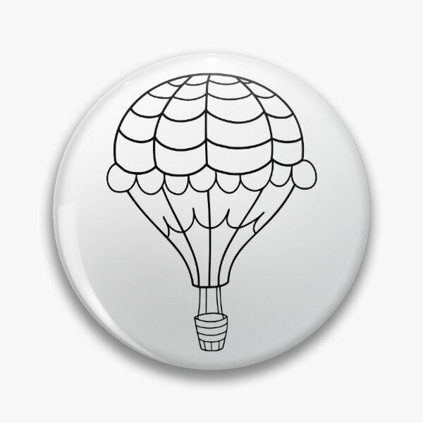Item preview, Hot Air Balloon | Color Me | Cherie's Art(c)2020 designed and sold by CheriesArt.