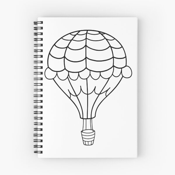 Item preview, Hot Air Balloon | Color Me | Cherie's Art(c)2020 designed and sold by CheriesArt.