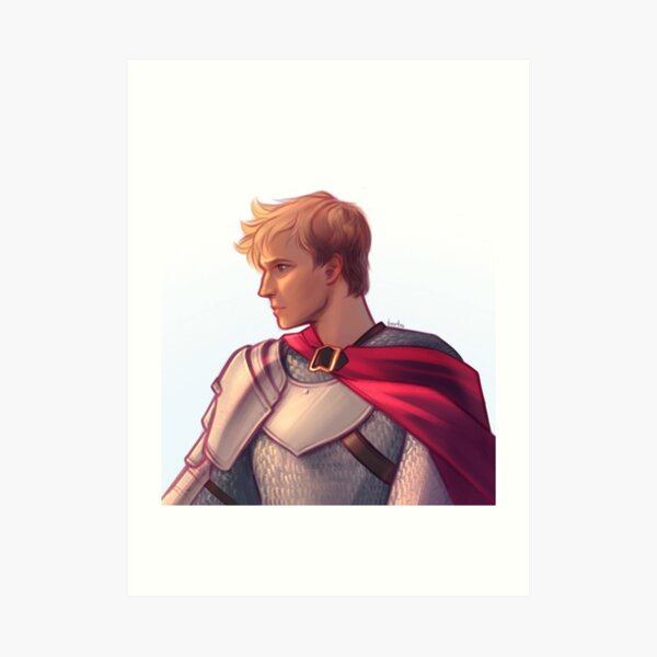 Arthur Pendragon - BBC Merlin Art Print