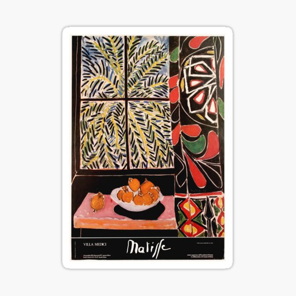 Matisse Exhibition poster 1979 Sticker