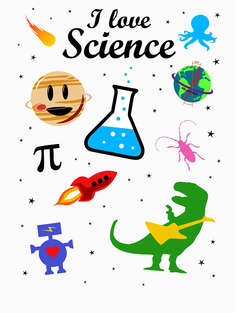 I Love Science (black version) by jezkemp