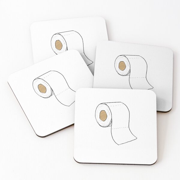 Item preview, toilet roll cartoon designed and sold by qlobba.