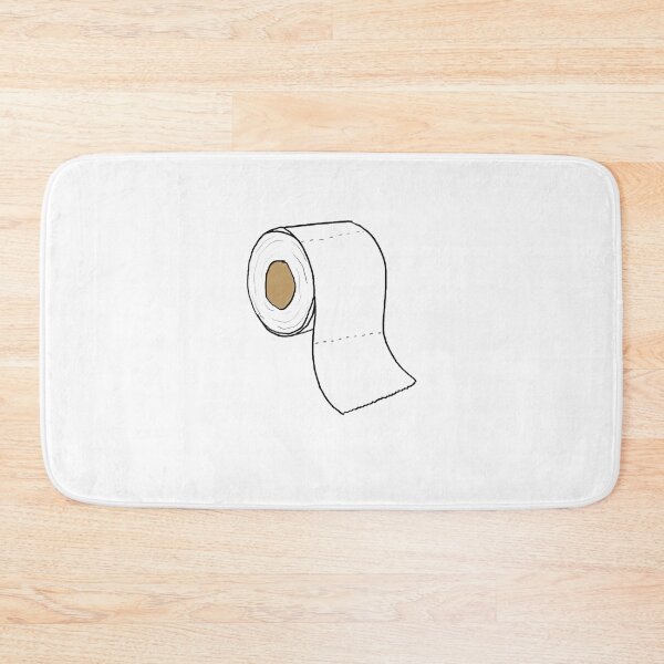Item preview, toilet roll cartoon designed and sold by qlobba.
