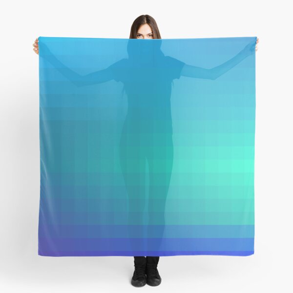 Blue Seagreen Ombre Scarf