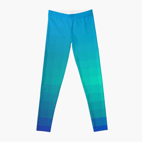 Blue Seagreen Ombre Leggings