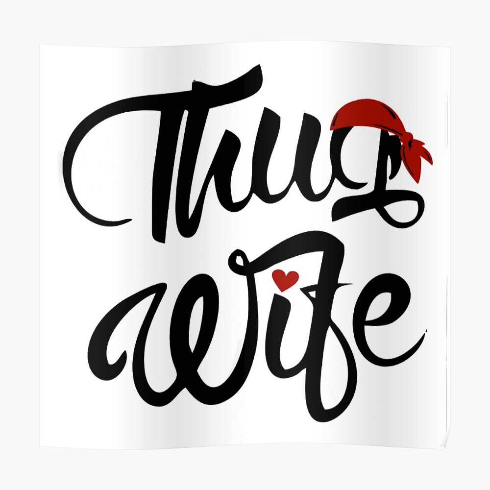 Thug Wife Sticker By Mendidutch Redbubble Obama thug life (about bernie sanders) (youtube.com). thug wife sticker by mendidutch redbubble