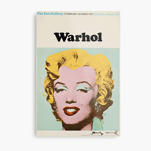 Andy Warhol Exhibition poster 1971 Metal Print