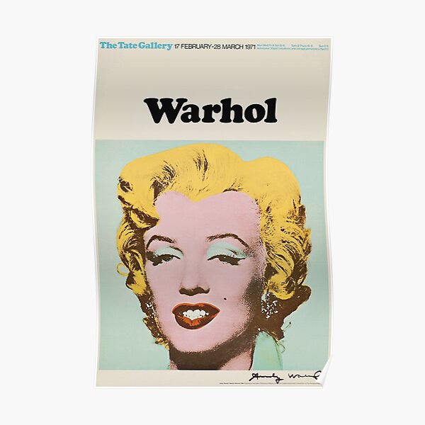 Affiche de l'exposition Andy Warhol 1971 Poster