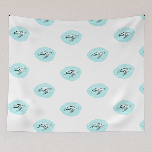 Item preview, Turtle - sea - minimalist lines  designed and sold by Tropical Blood.
