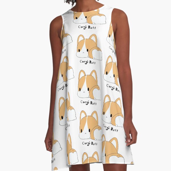 Corgi Butt A-Line Dress
