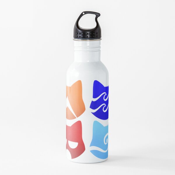 Warrior Cat Clans Coloured Botella de agua