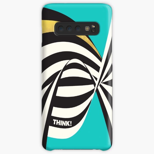 THINK! – Wavy Stripes on Luxury Blue Samsung Galaxy Snap Case