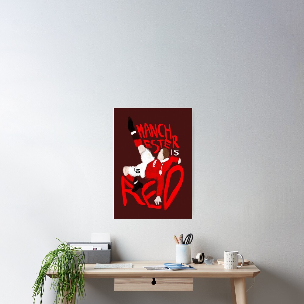 "Manchester is Red" Poster for Sale by tookthat Redbubble