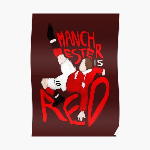 Manchester is Red Poster