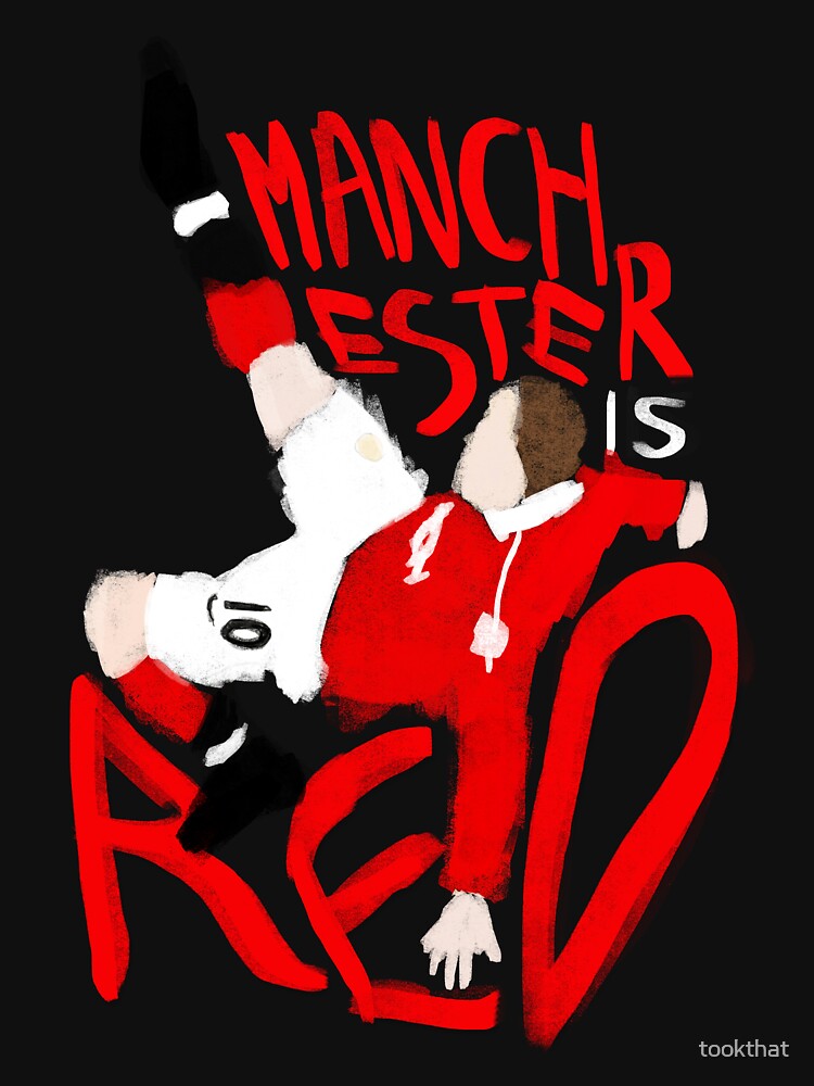 "Manchester is Red" Tshirt for Sale by tookthat Redbubble