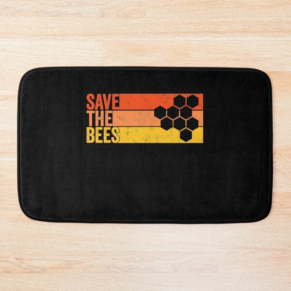Item preview, Save the Bees Bumblebee Retro Beekeeper designed and sold by majuga.