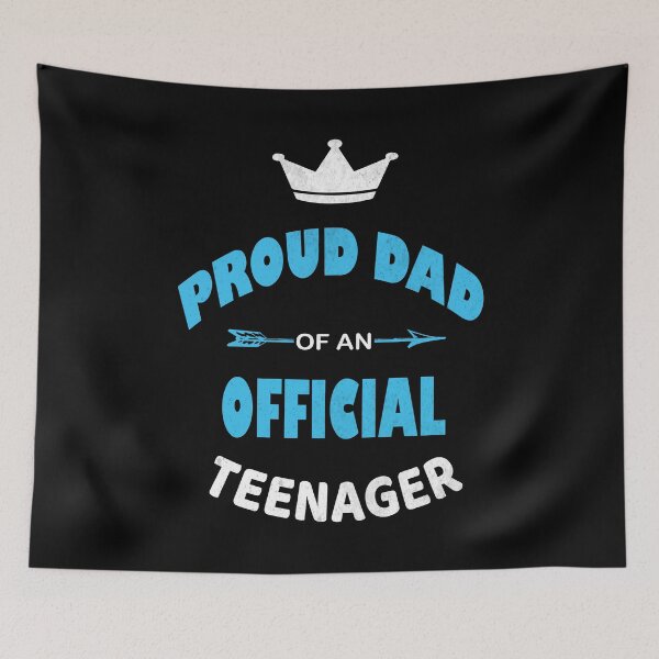 Item preview, Proud Dad of an Official Teenager, 13th B-Day Party design designed and sold by Grabitees.