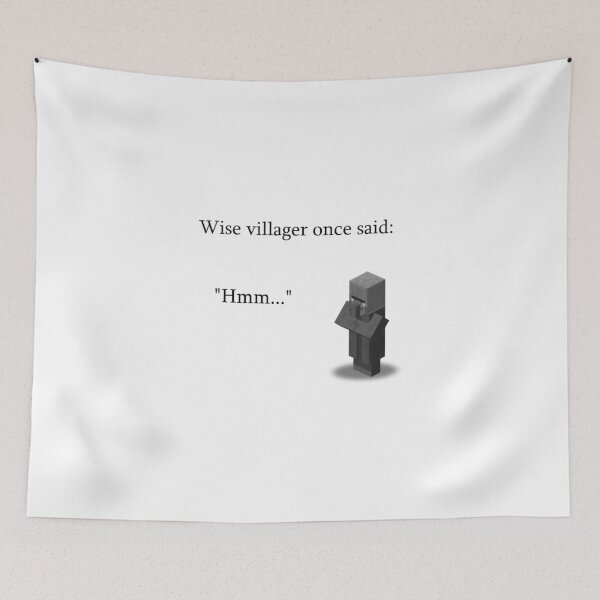 Item preview, Wise villager once said... designed and sold by erueru.