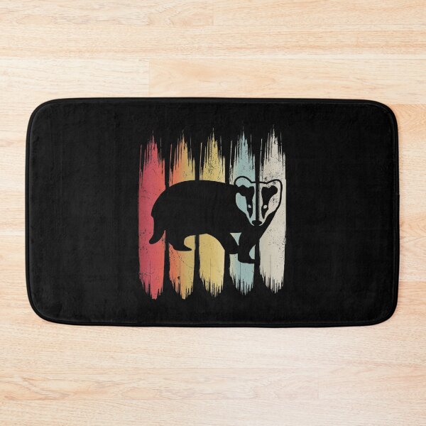 Item preview, Honey Badger Lover Retro Style Silhouette Gift design designed and sold by Grabitees.