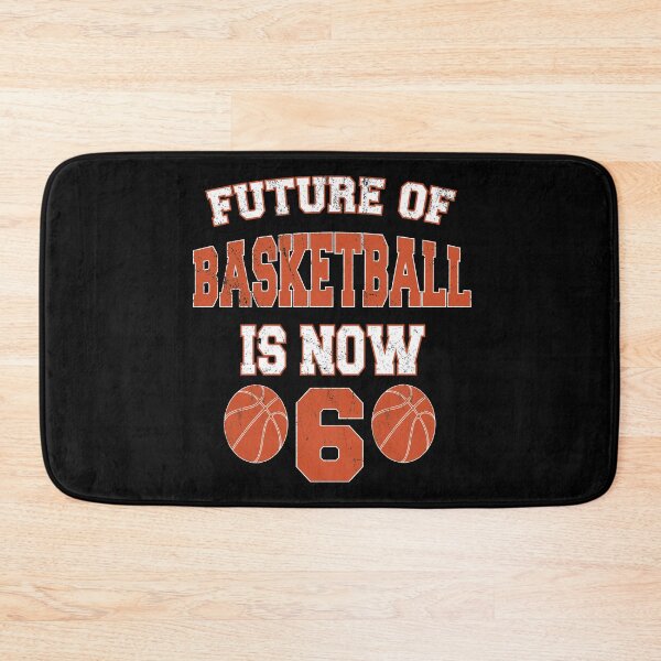 Item preview, Future Of Basketball Is Now 6- Kids 6th Birthday Baller graphic designed and sold by Grabitees.