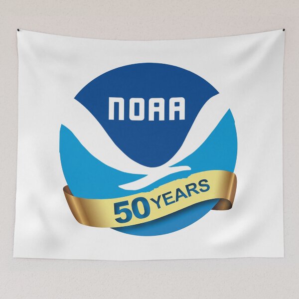 Item preview, NOAA at 50 Logo! designed and sold by Nikki SpaceStuffPlus.
