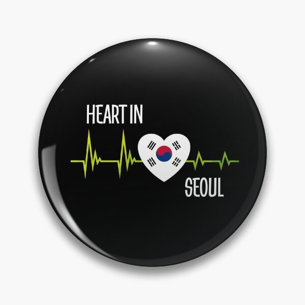 Item preview, Heart In Seoul Kpop Pun (Green) designed and sold by SapphicGrapphic .