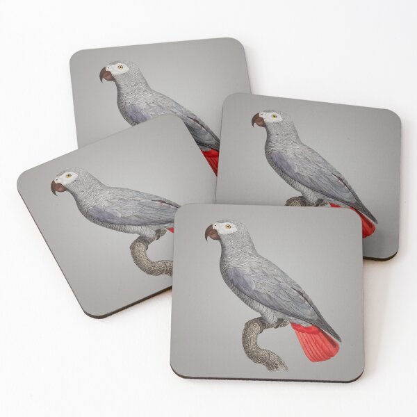 Item preview,  Tropical Parrot - Grey designed and sold by MightBeFoxes.