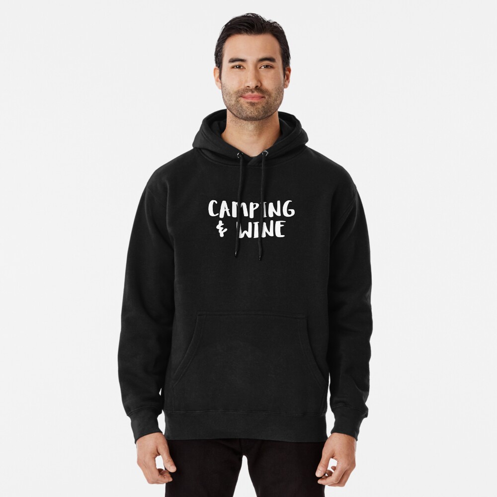 Discover Camping  Wine Hoodie